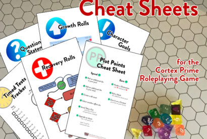 Thumbnail for Cortex Prime Cheat Sheets